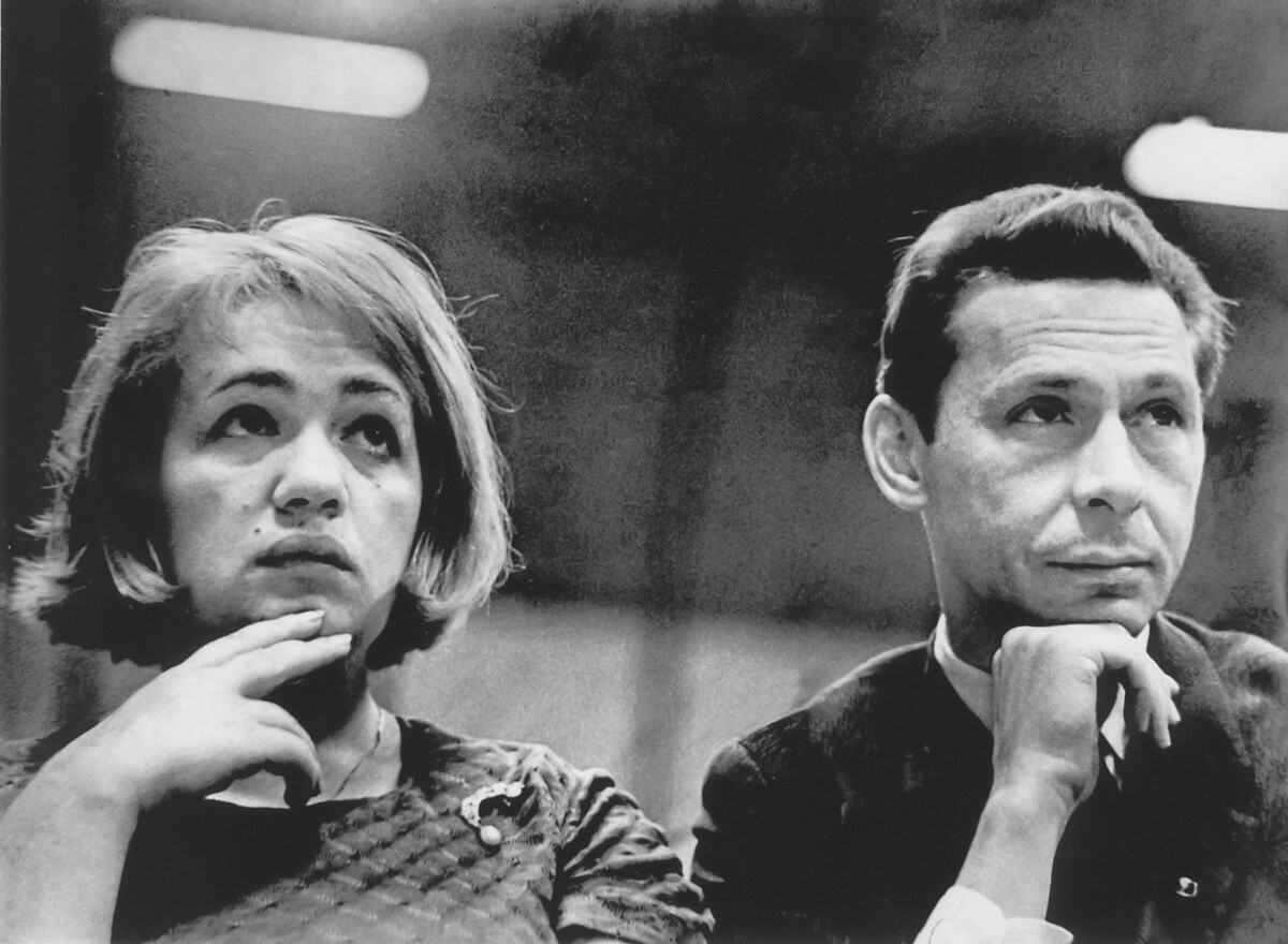 Олег Ефремов и Галина Волчек