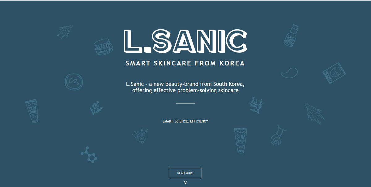 Стартовая страница сайта - и совсем не похоже на Корейский роскошный стиль