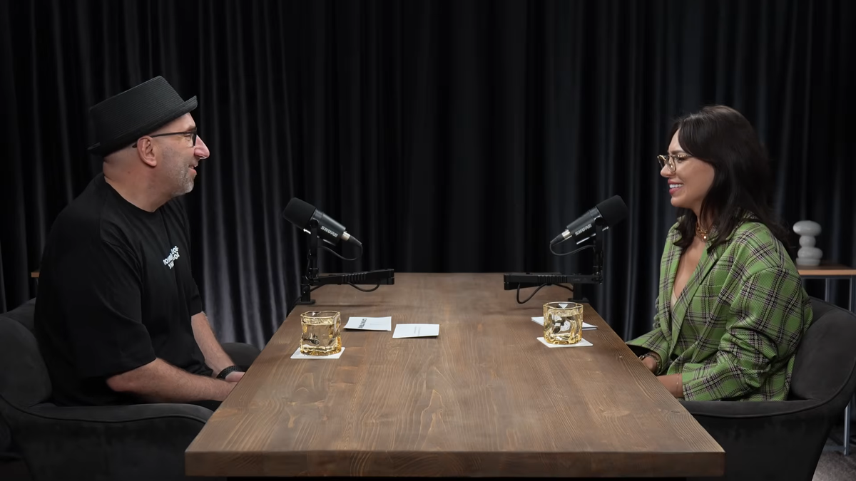 Кадр из интервью