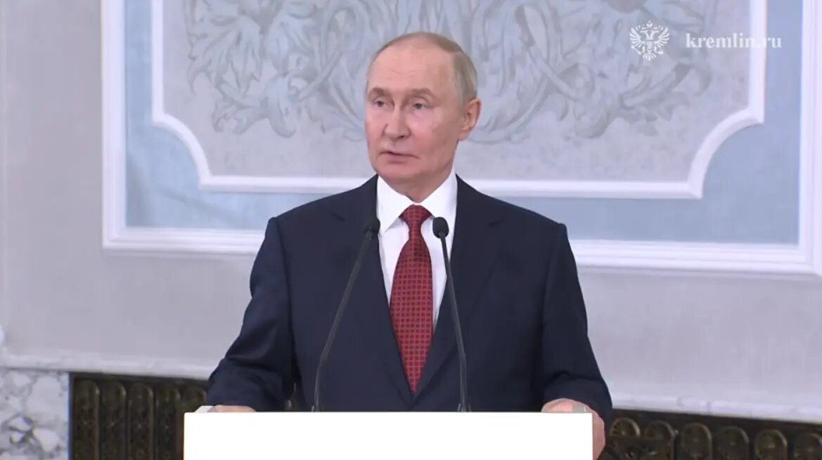    Президент Владимир Путин. Фото: скриншот видео Кремля