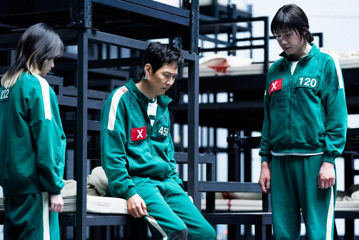    Кадр из сериала «Игра в кальмара»