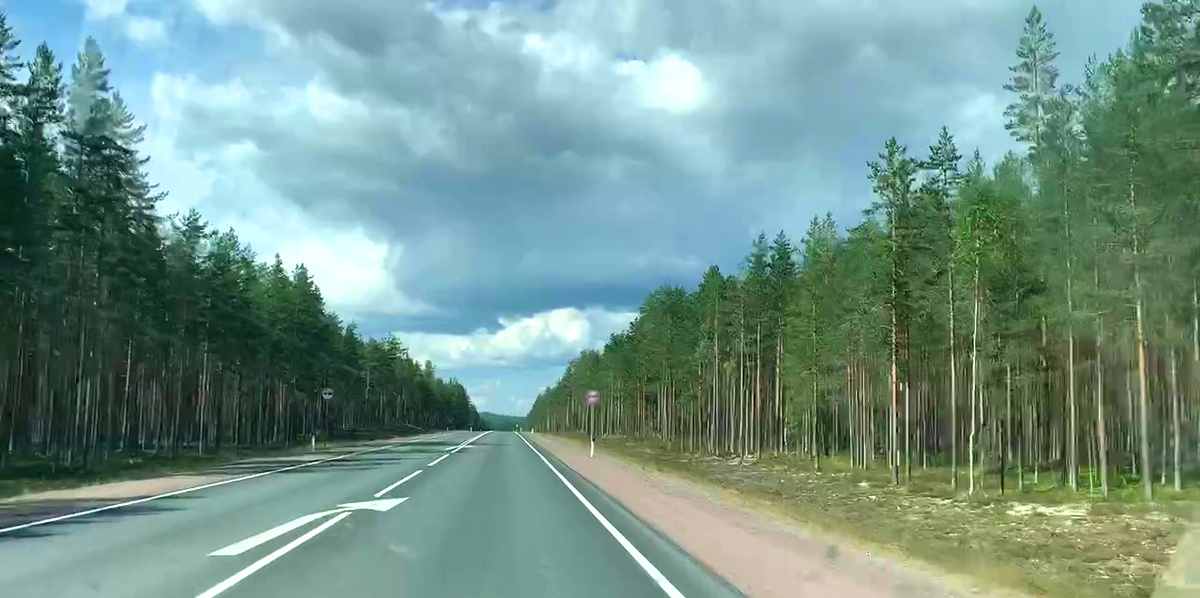 Дорога в Карелии