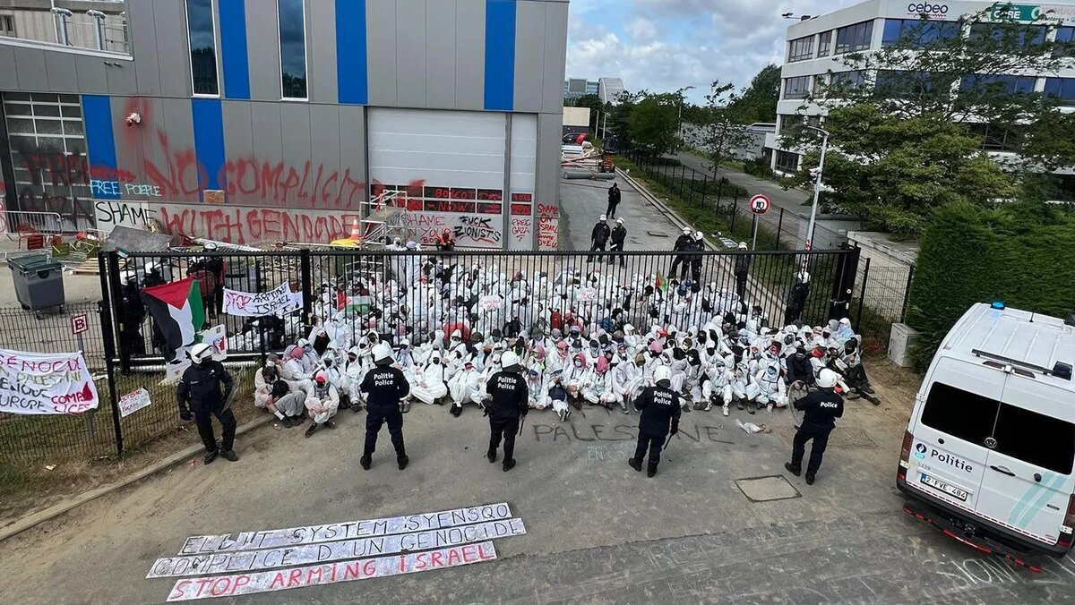   Stop arming Israel (Belgium)