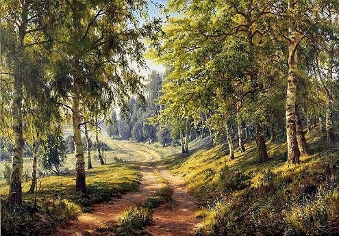 Басов. Берёзовая роща. 2008.