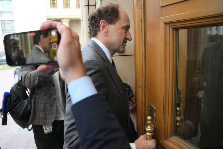    Посол Германии в Москве Александр Ламбсдорф / Источник: ©РИА Новости/Алексей Майшев