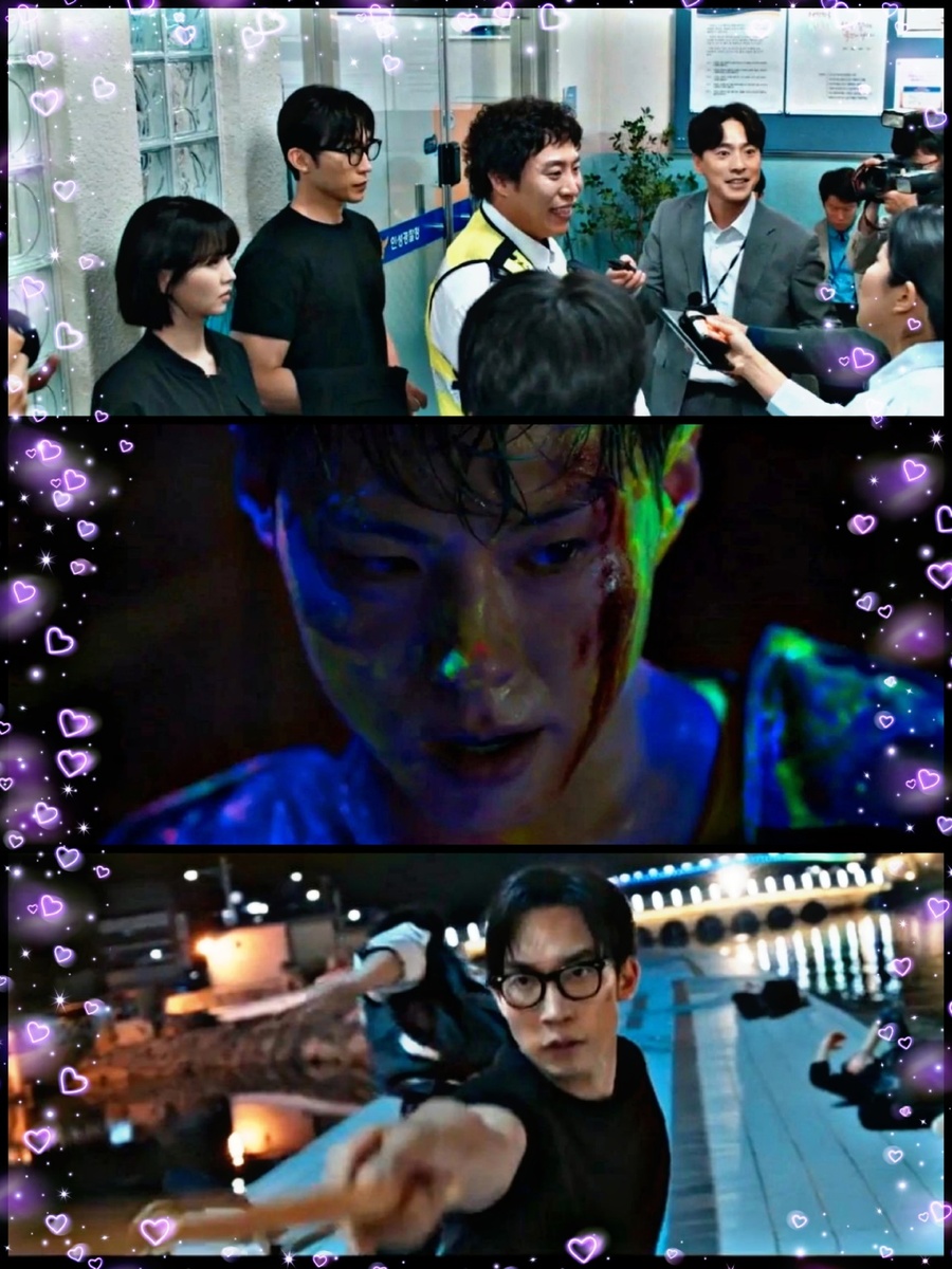 Кадры из дорамы "Хороший мальчик". Коллаж мой. 