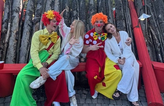 Никита Гуранда и Элина Рахимова, Сергей Целковский и Яна Тырлышкина (фото из Telegram)