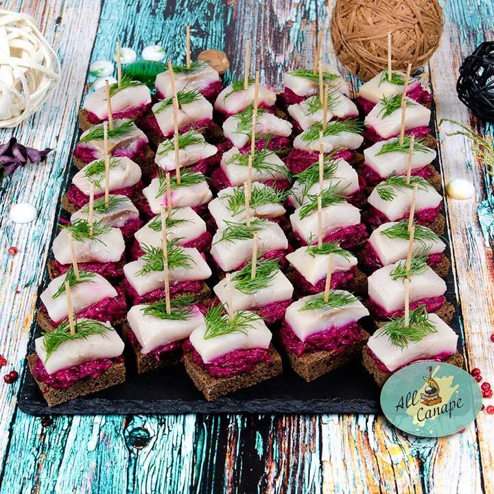 Канапе "Лазурный берег"