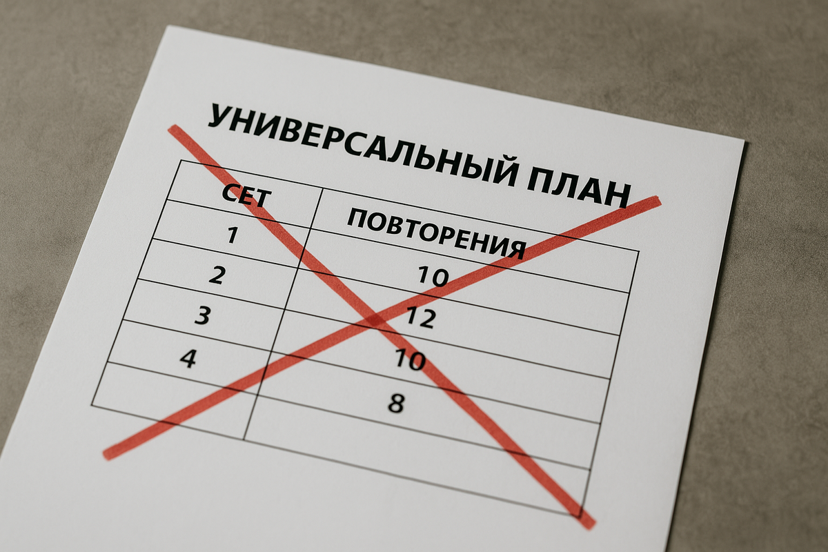  Универсальные планы работают только на бумаге. В жизни нужен подход под конкретного человека.