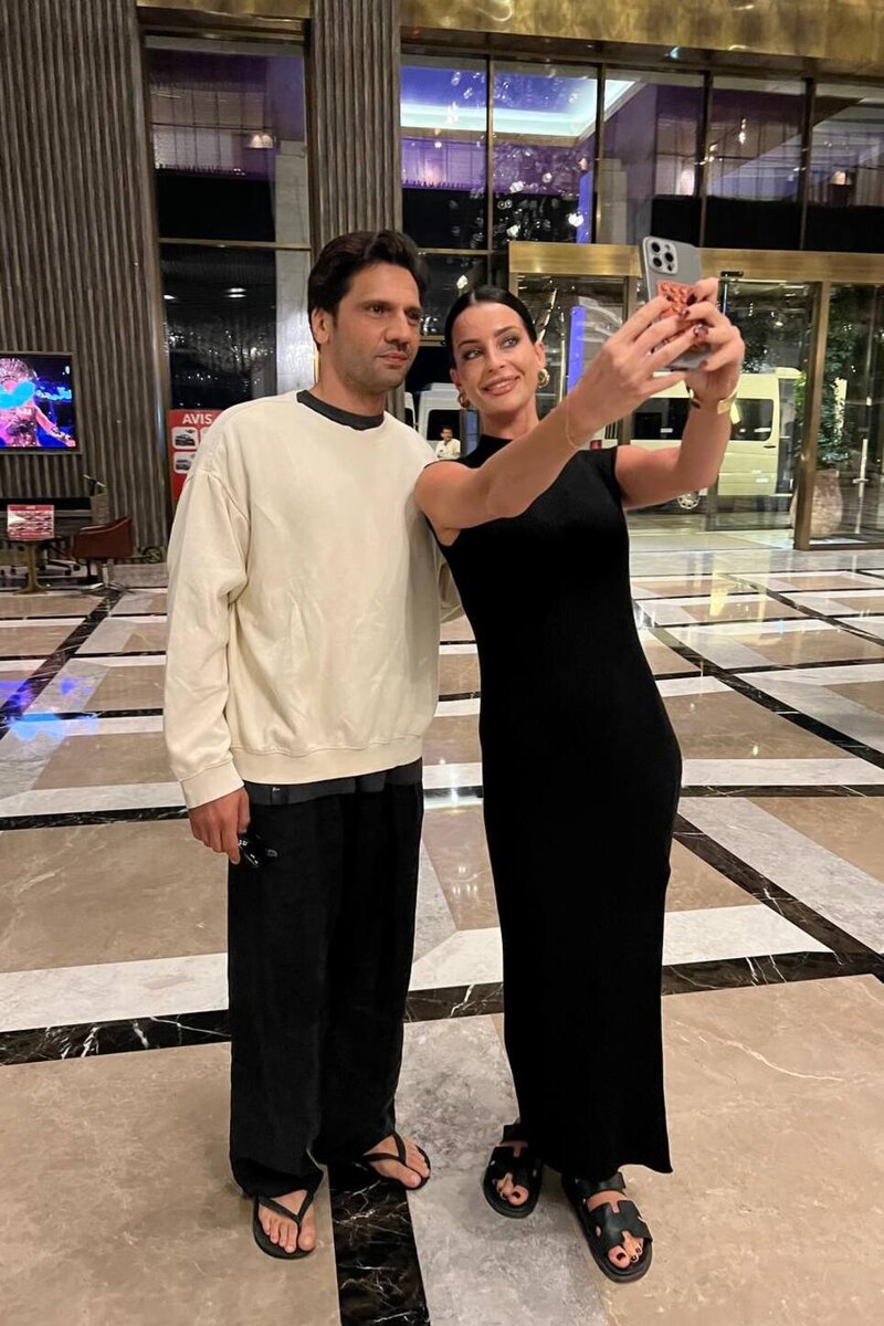    Яна Аносова и Каан Урганджиоглу на съемках сериала «Антальский гамбит» пресс-служба, личный архив Яны Аносовой