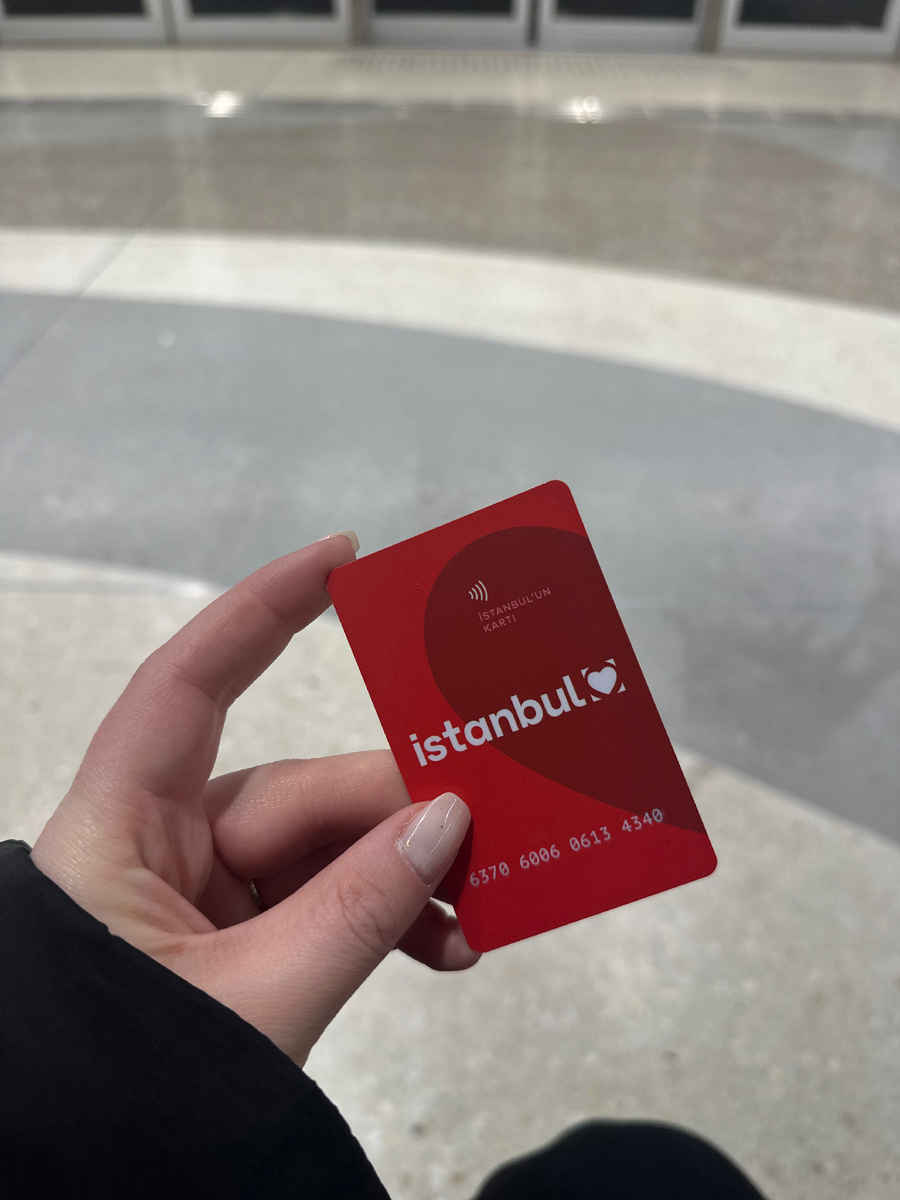 Anonim istanbulkart. Фото из личного архива. 