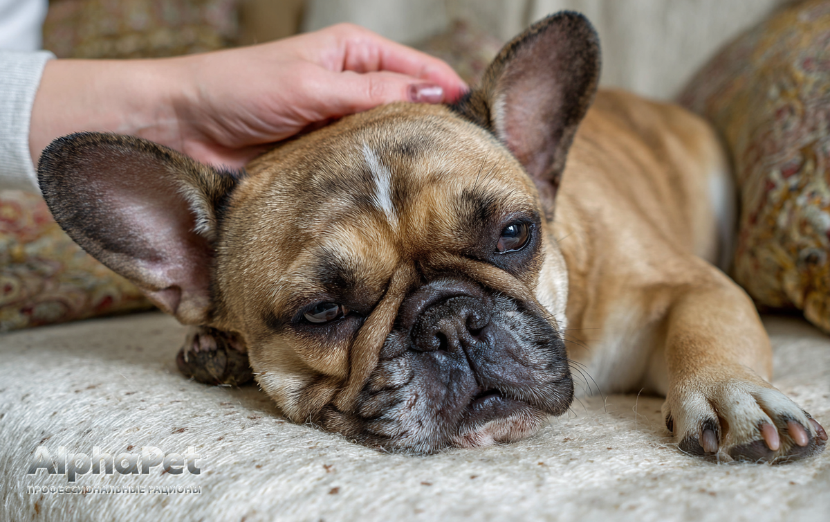 Голова - особенно темя и между ушей / Изображение: AlphaPet