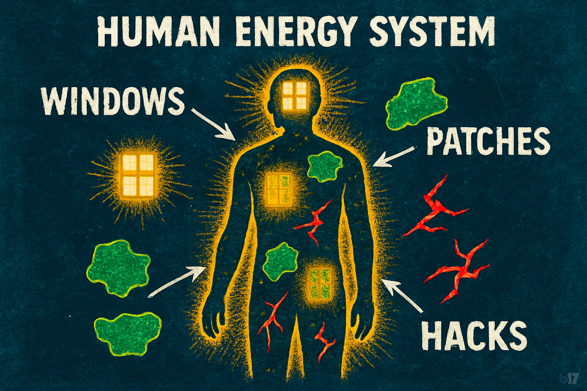 «СТОП! ЭНЕРГИЯ УТЕКАЕТ! Карта ваших личных энергодыр. Ставим заплатки-взломы»