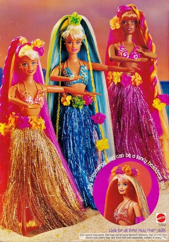 Барби и Тереза Hula Hair