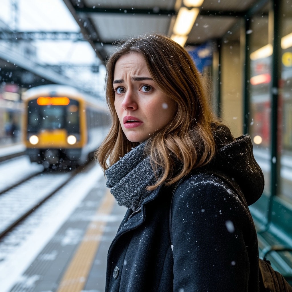 Лена опоздала на поезд 