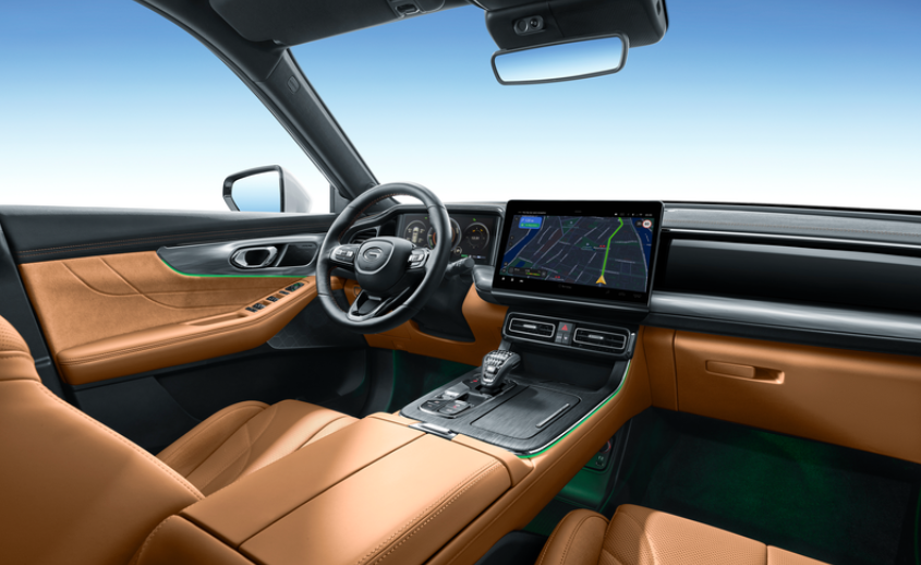 Интерьер обновленной версии кроссовера для российского рынка.