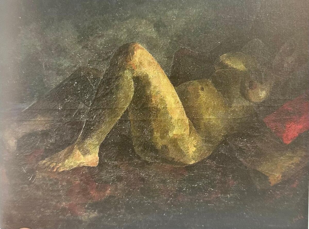 Роберт Фальк. «Лежащая обнажённая». 1922