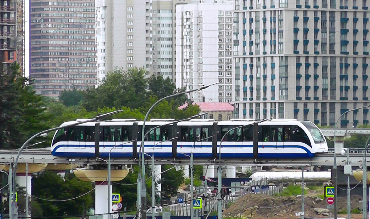 Московский монорельс в крайний день своей работы