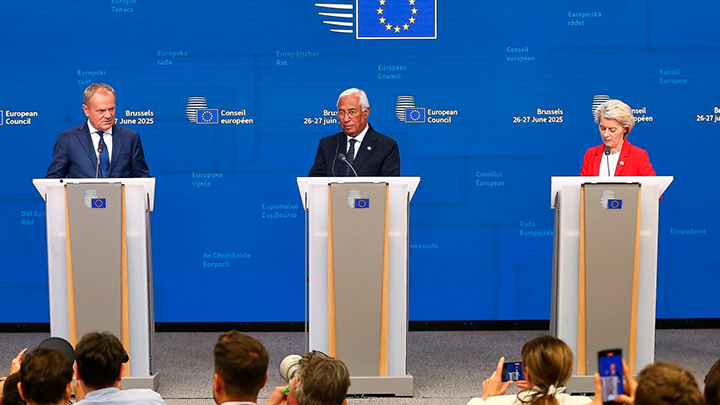    Респектабельные европейцы в респектабельном Брюсселе опять не договорились, как бороться с русскими... ФОТО: IMAGO/dts Nachrichtenagentur/Global Look Press