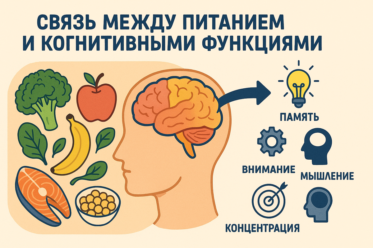 Связь между питанием и когнитивными функциями  