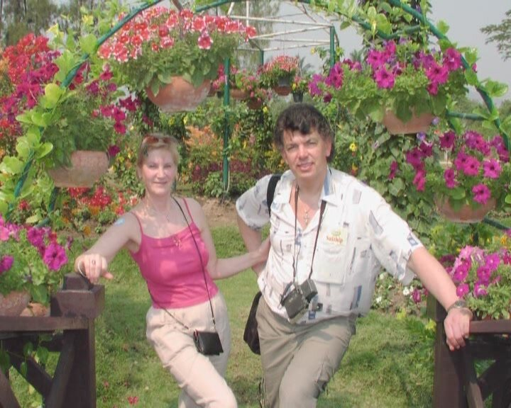 Сергей Захаров с женой Аллой 