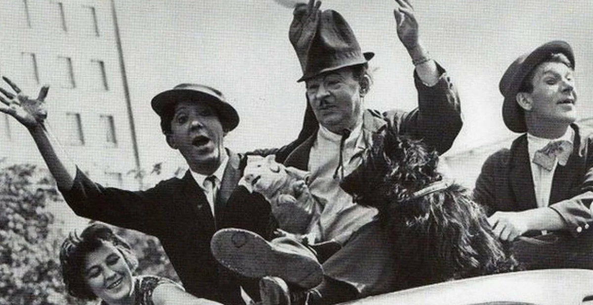 Юрий Никулин, Михаил Румянцев и Михаил Шуйдин