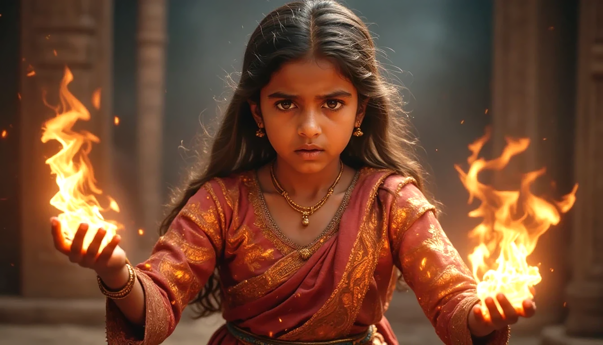 Оказалось, что девочка владела даром пирокинеза.