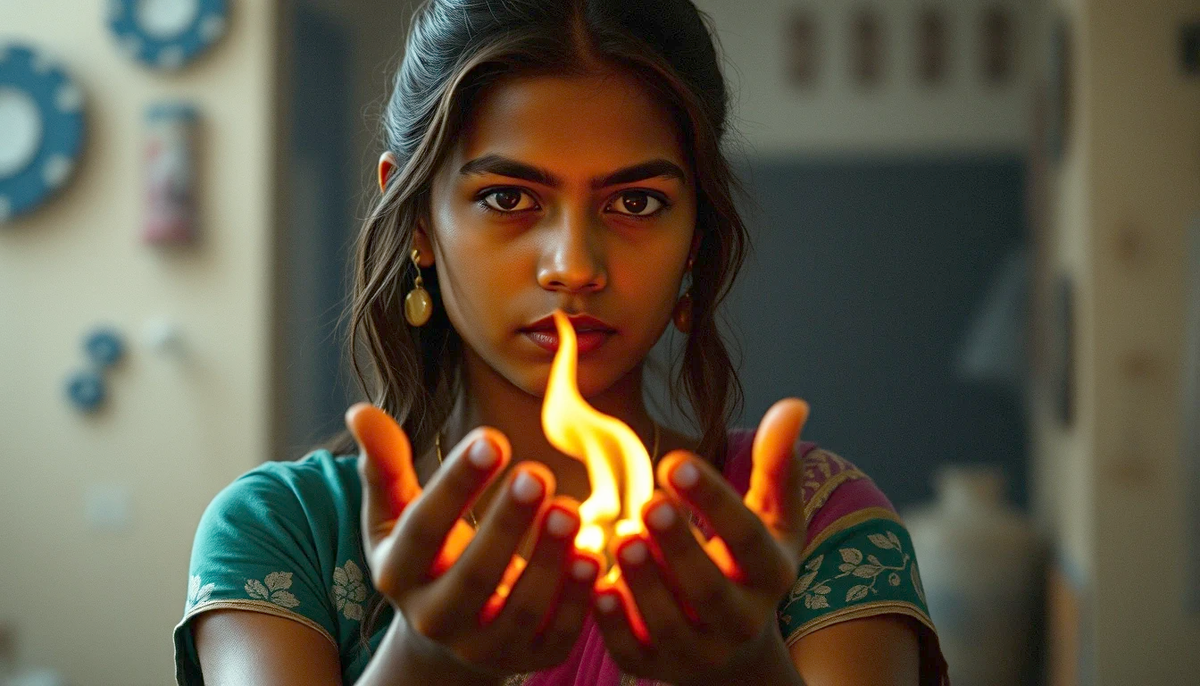 Девушка не могла управлять своим умением.