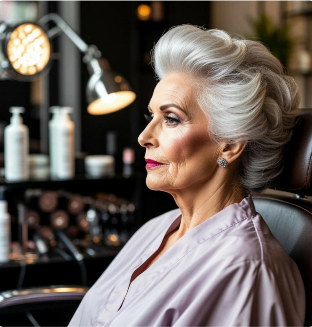 Бабуся в салоне красоты. Жду волшебства