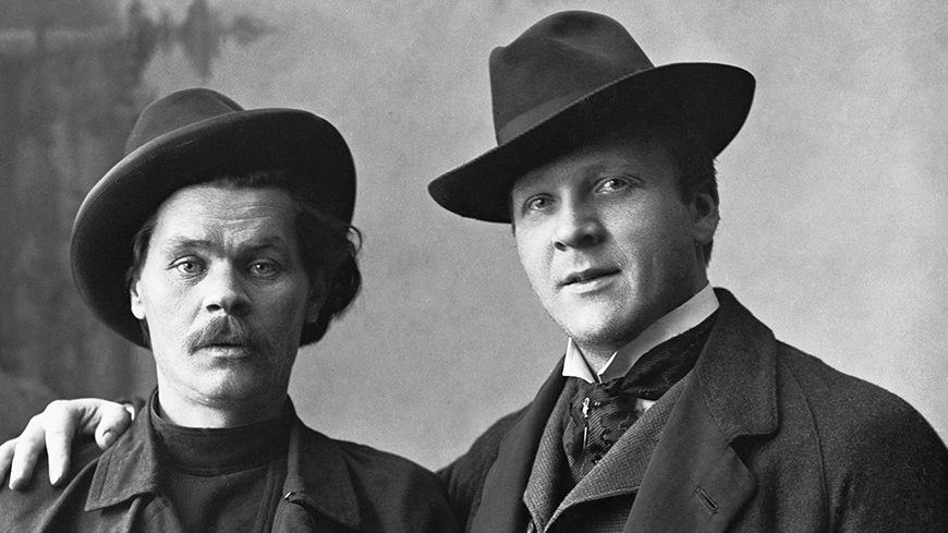 Шаляпин и Горький, 1902 год