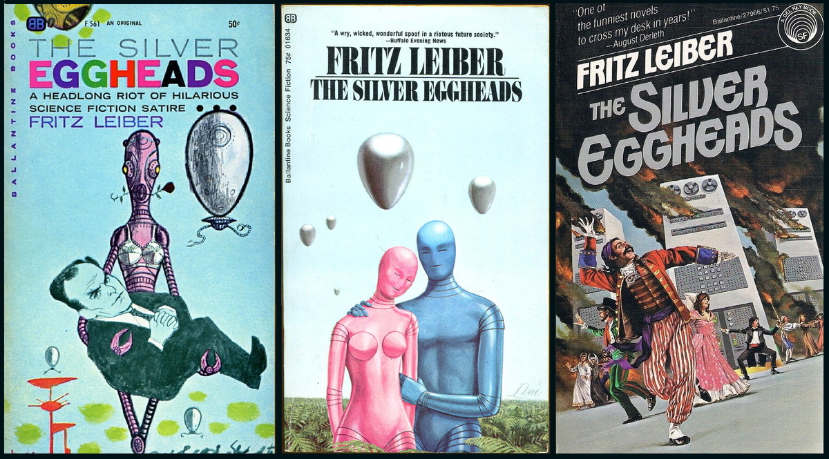 The Silver Eggheads. Интересна эволюция обложек 1962-1969-1979. Изображение из открытых источников 