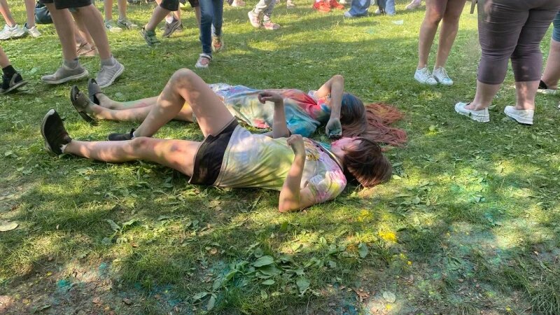     Фестиваль красок в Барнауле. Ксения Паздникова