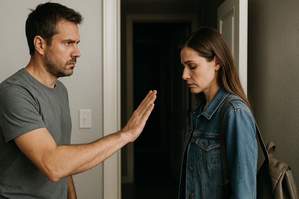 Дверь там: когда мужчина говорит — уходи, а женщина вдруг уходит