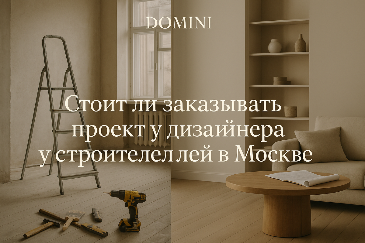    Выбор: проект от дизайнера или строителей в Москве?