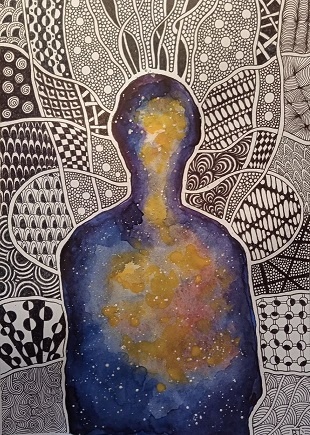 Вся Вселенная внутри нас. Работа автора.