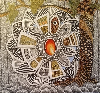 Мандала для настройки состояния. Работа автора