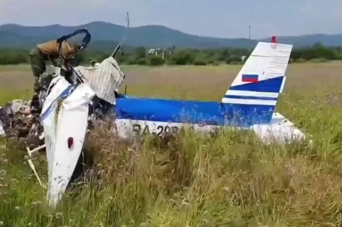   Легкомоторный самолет разбился в Приморье