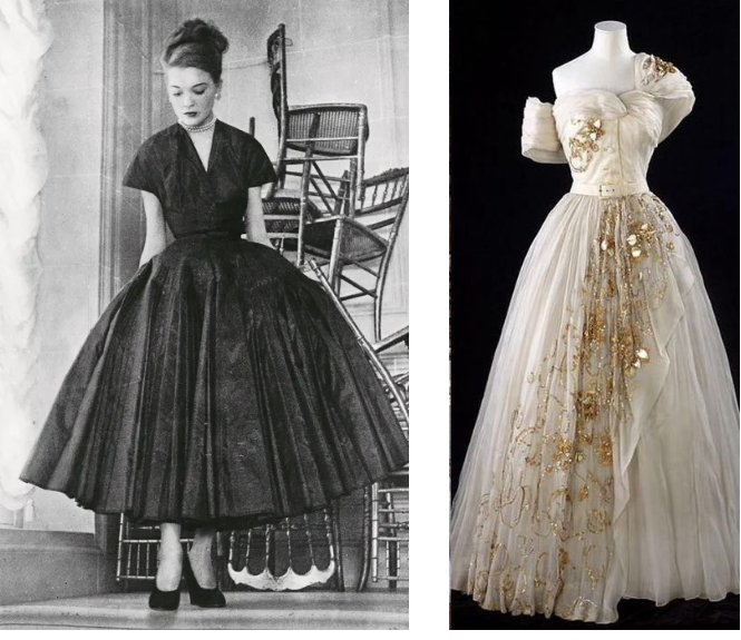 Из первой коллекции Кристиан Диор (1947) // Платье принцессы Маргарет ,Кристиан Диор (1951)