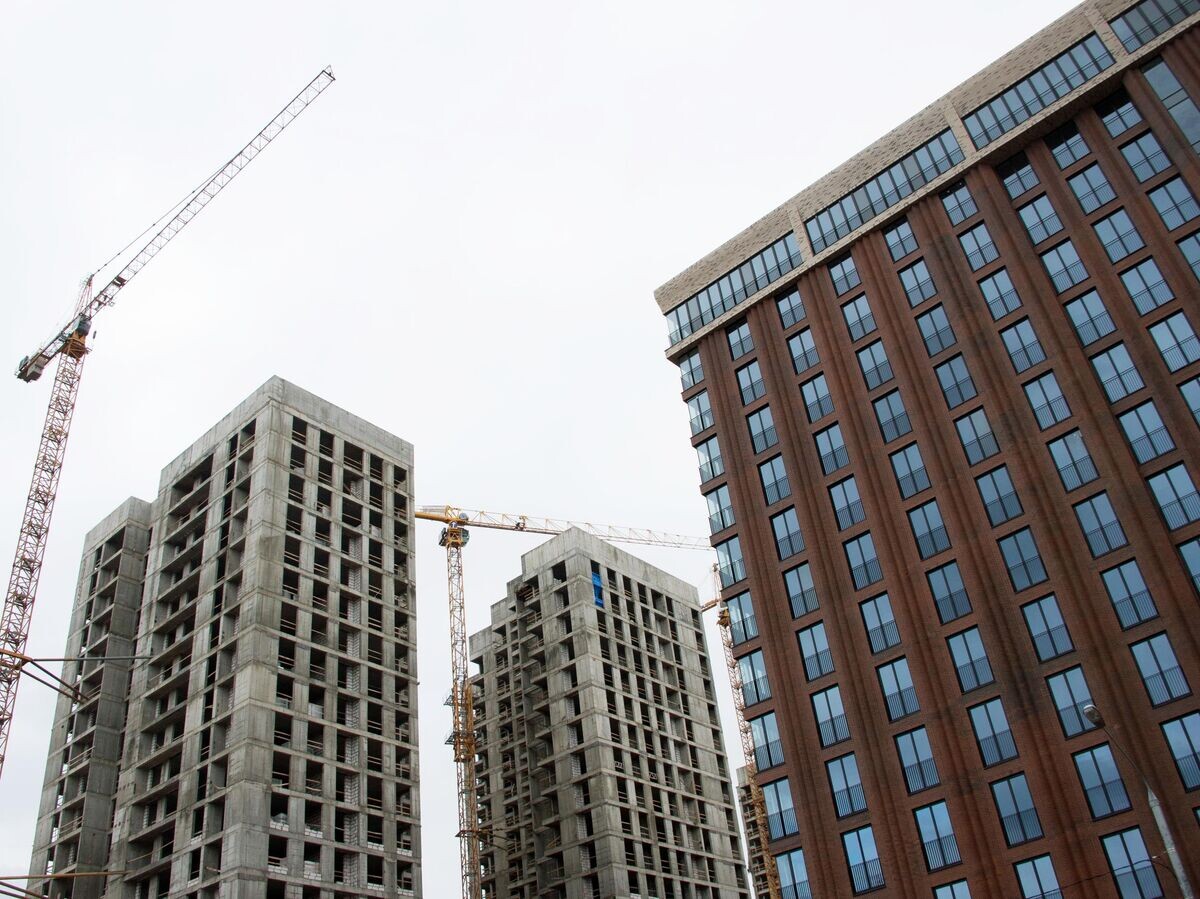    Строительство жилого комплекса © РИА Новости / Илья Питалев