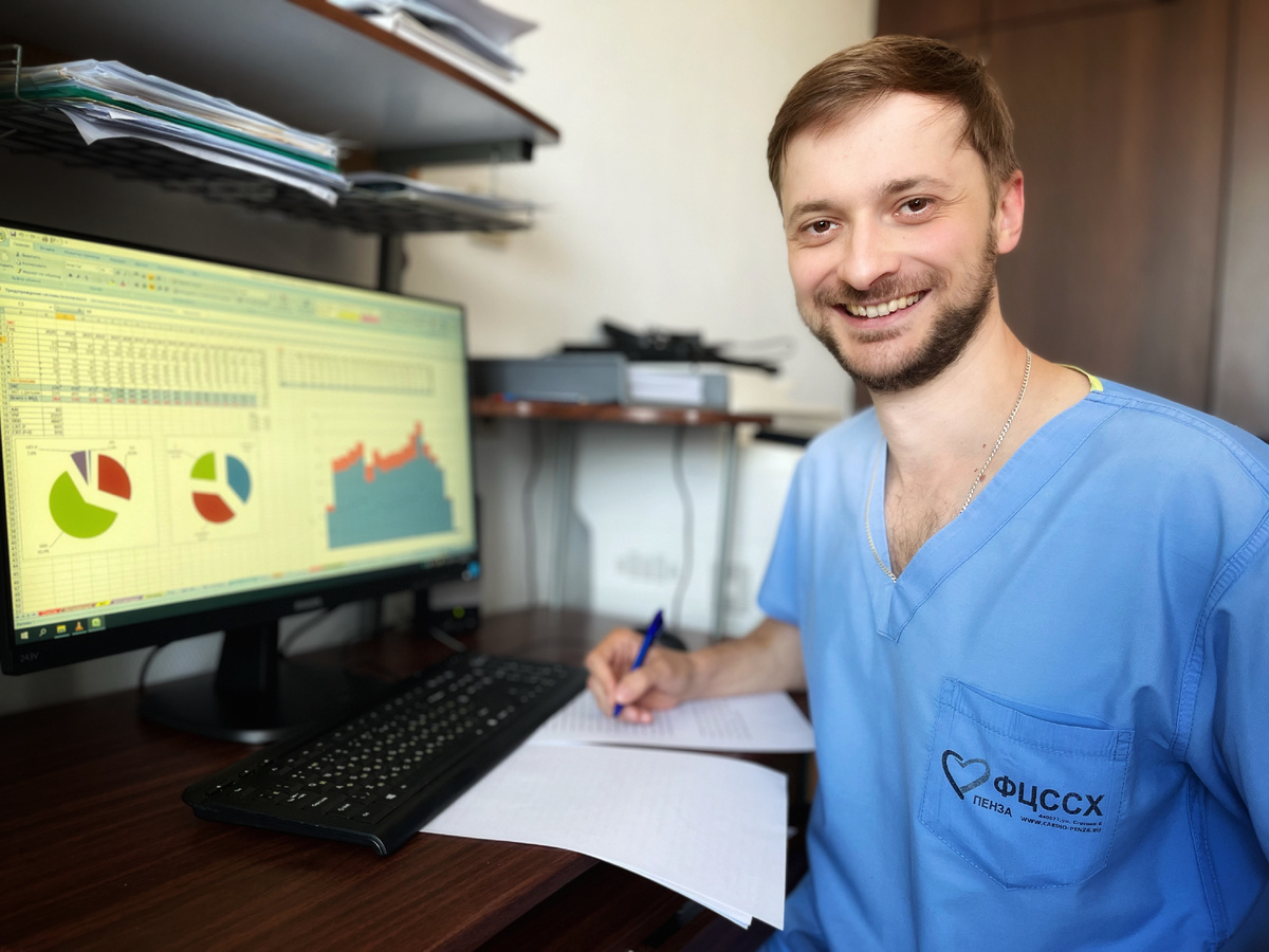 Врач-кардиолог ФГБУ «ФЦССХ» Минздрава России (г. Пенза), главный внештатный специалист Минздрава Пензенской области Глумсков А.Б.