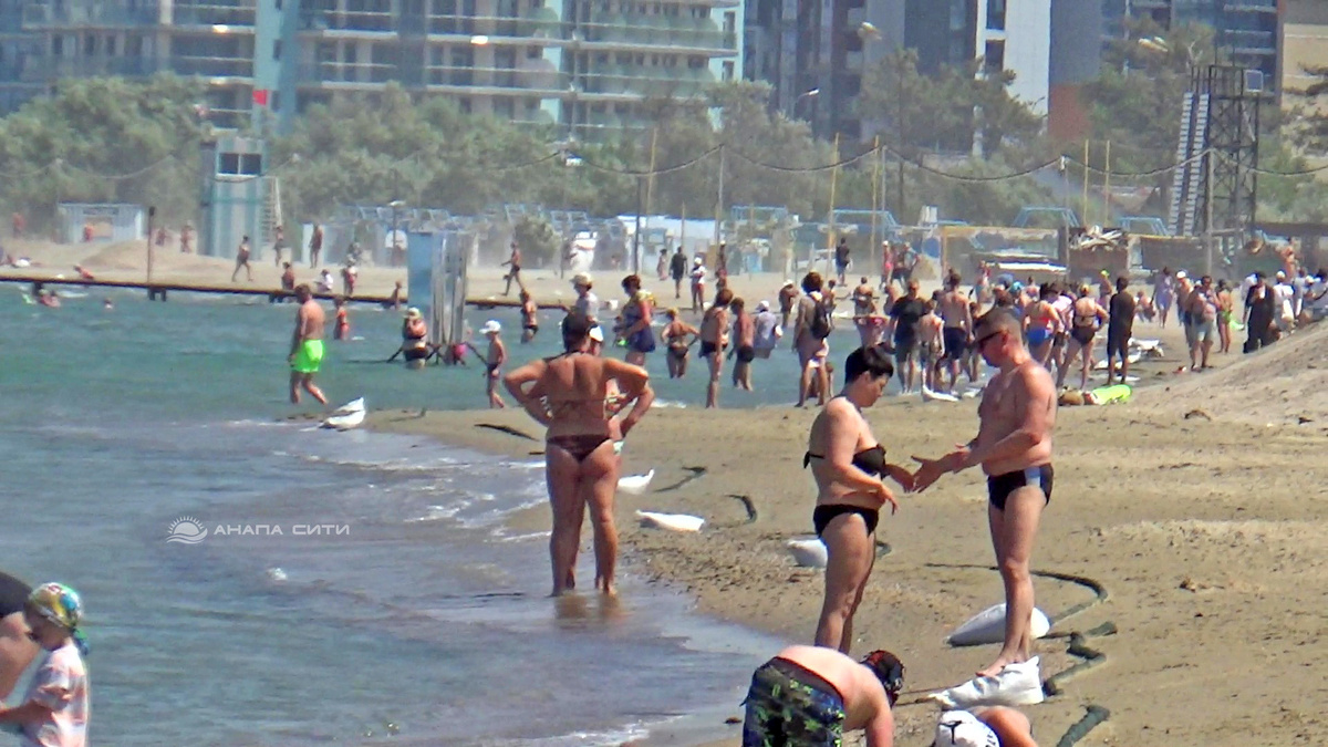 Пляж в Анапе 27.06.25