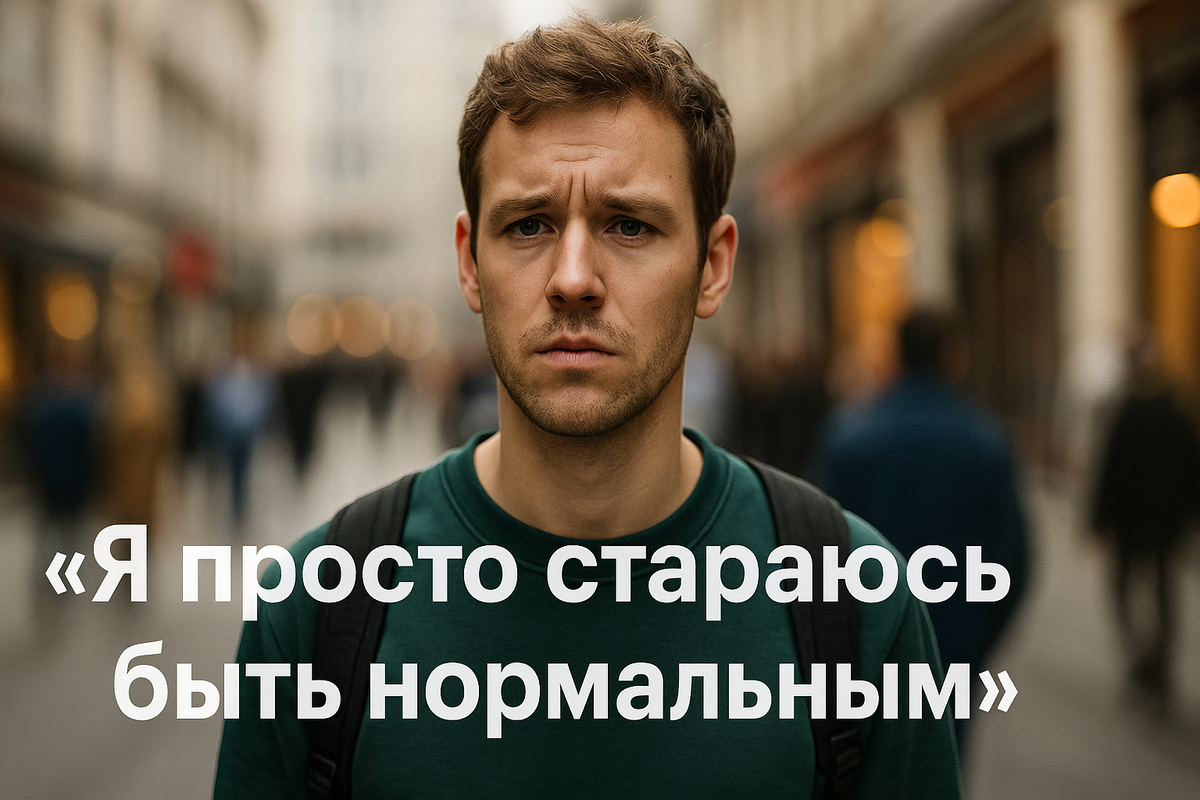 Я просто стараюсь быть нормальным: почему мы боимся быть собой