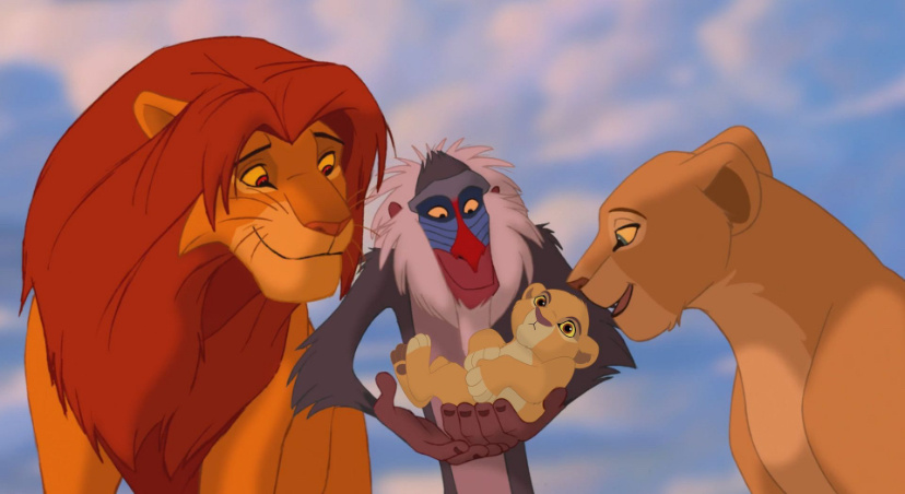 Симба, Муфаса, Нала, Рафики