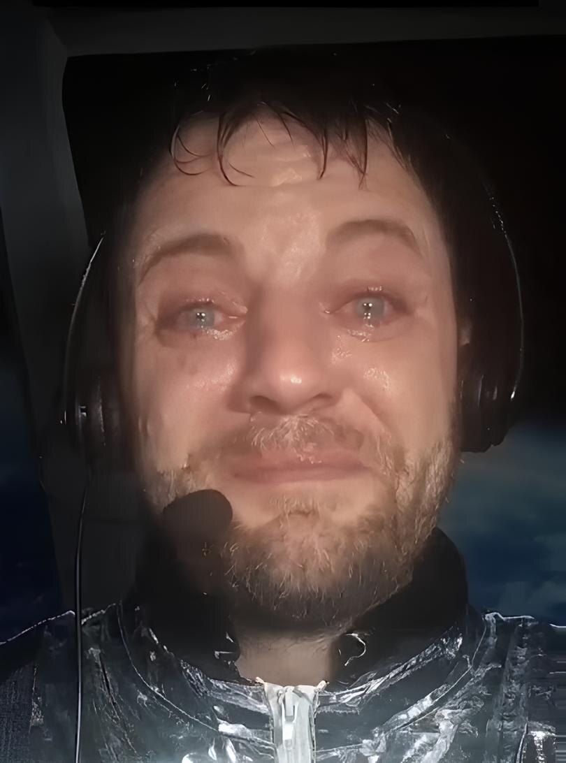 Запись космонавта перед прыжком