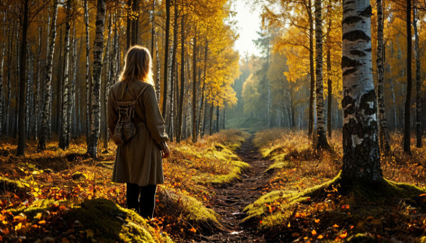 Лес словно играл со мной, менял декорации за моей спиной.