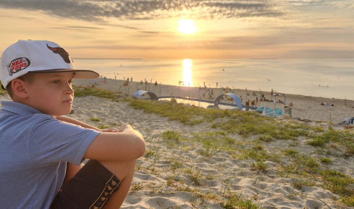 Пляж г. Зеленоградск август 2024 г.