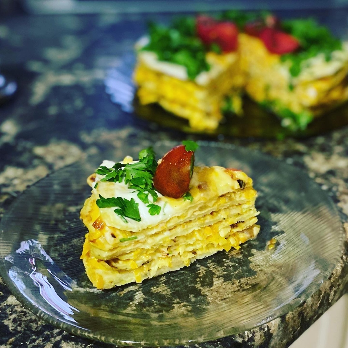 Вот так выглядит в разрезе. Аппетитно очень 😋