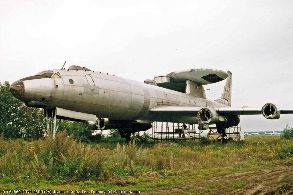 Летающая лаборатория, на которой испытывался РТК «Шмель-2» для А-50М.