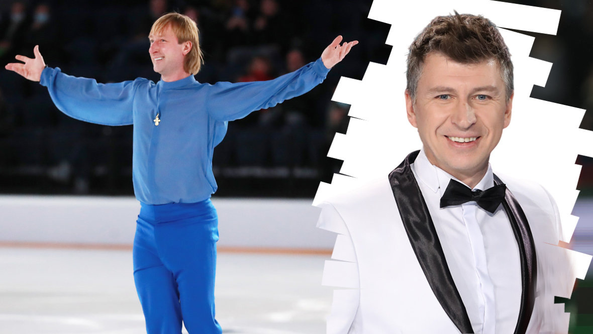    Евгений Плющенко и Алексей Ягудин.