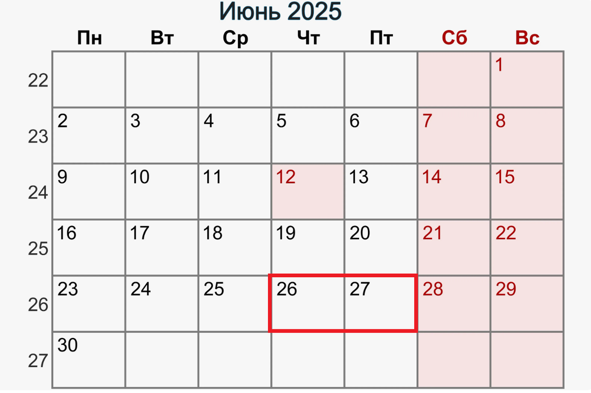 Перечисление началось с 26 июня 2025 года